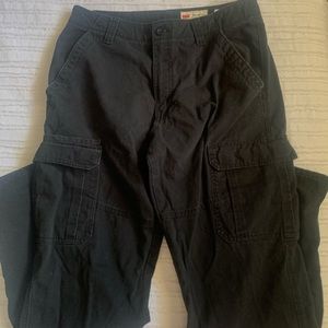Black Wrangler Cargo Pants